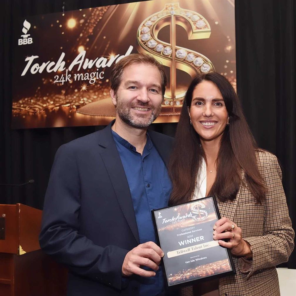 Tellwell Publishing Awarded 2024 BBB Torch Award for Excellence and Integrity in Professional Services